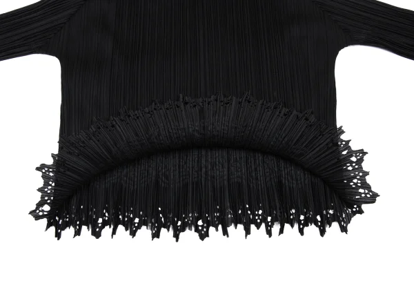 PLEATS PLEASE Hem Cutting Embossed Pleats T-shirt K-167218_011