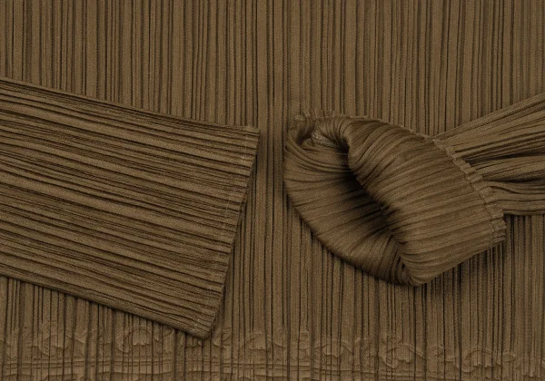 PLEATS PLEASE Hem Cutting Emboss T Shirt K-167219_007