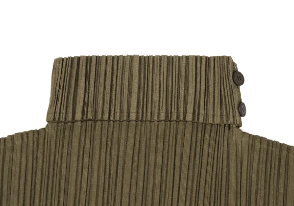 PLEATS PLEASE Button Turtle Neck Top K-167224_004