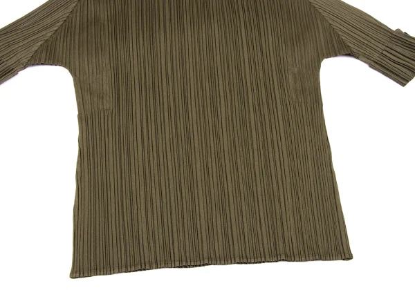PLEATS PLEASE Button Turtle Neck Top K-167224_009