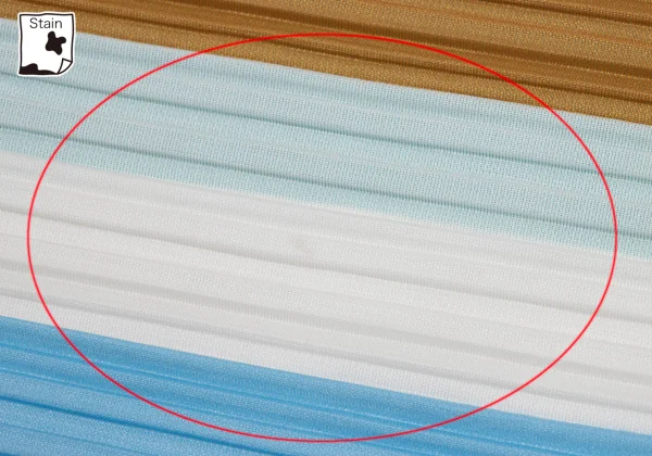 PLEATS PLEASE Multi Stripe Wide Top K-167225_006