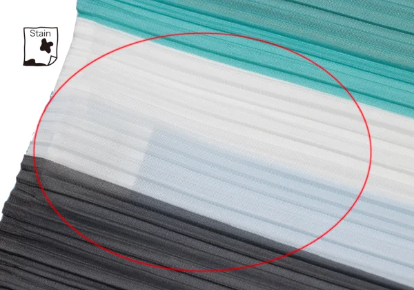 PLEATS PLEASE Multi Stripe Wide Top K-167225_010