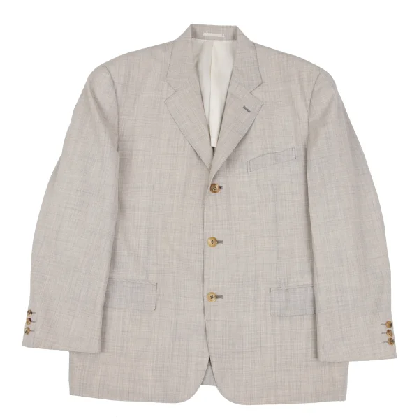 COMME des GARCONS HOMME PLUS Wool 3B Jacket Grey M K-167226_001