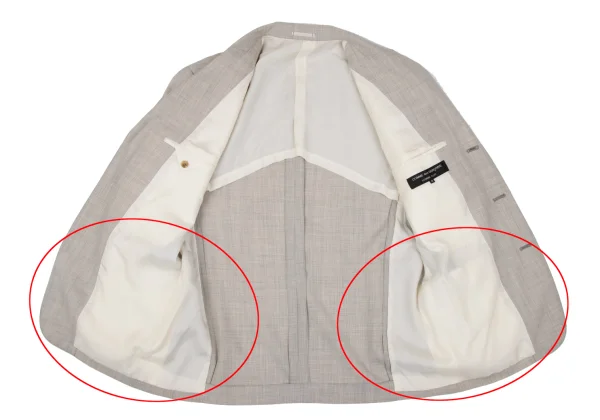 COMME des GARCONS HOMME PLUS Wool 3B Jacket K-167226_013