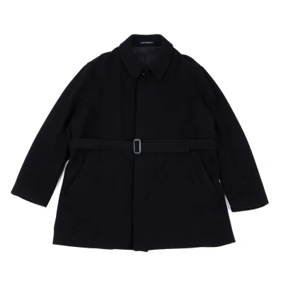 Y's for men Melton Wool Belted Half Coat