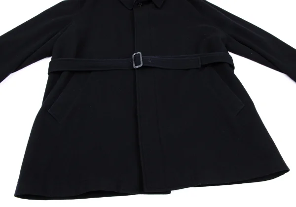 Y's for men Melton Wool Belted Half Coat K-167227_010