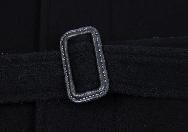 Y's for men Melton Wool Belted Half Coat K-167227_011