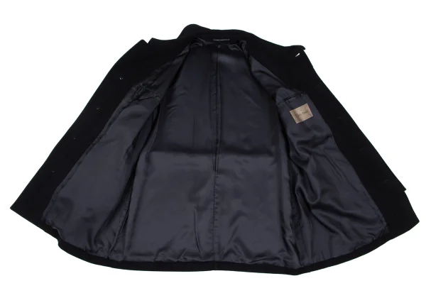 Y's for men Melton Wool Belted Half Coat K-167227_014