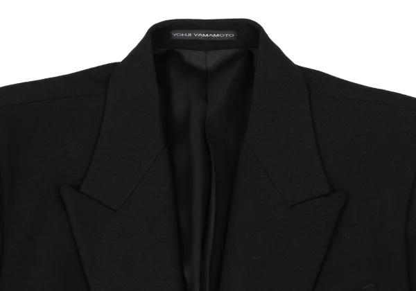 Y's for men Old Gabardine Leather Belted Long Jacket K-167228_003