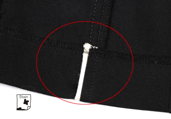 Yohji Yamamoto POUR HOMME Wool Gabardine Piping Design Stand collar Jacket K-167230_012