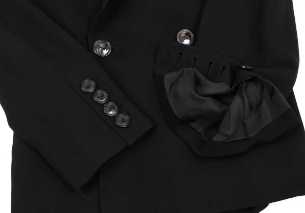 Jean Paul GAULTIER FEMME Wool Rayon Back Open Jacket K-167231_008