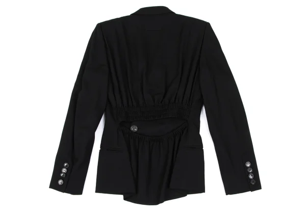 Jean Paul GAULTIER FEMME Wool Rayon Back Open Jacket K-167231_015