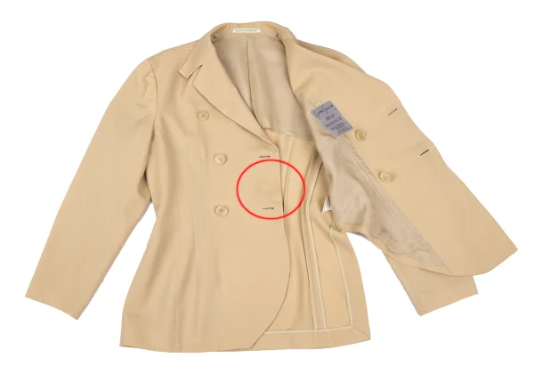 Yohji Yamamoto FEMME Asymmetry Wool Jacket K-167232_010