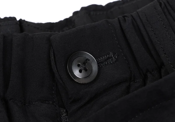 BLACK Scandal Yohji Yamamoto Drawing Print Wrap Pants K-167234_006