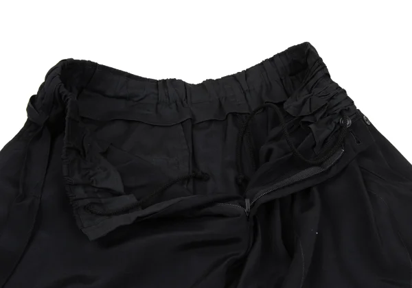 BLACK Scandal Yohji Yamamoto Drawing Print Wrap Pants K-167234_007