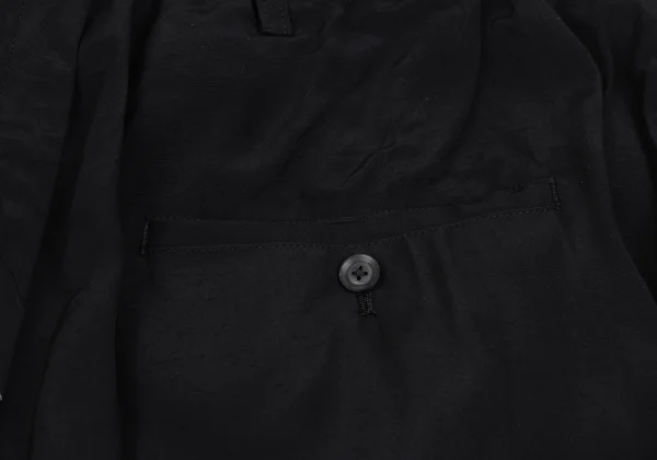 BLACK Scandal Yohji Yamamoto Drawing Print Wrap Pants K-167234_016