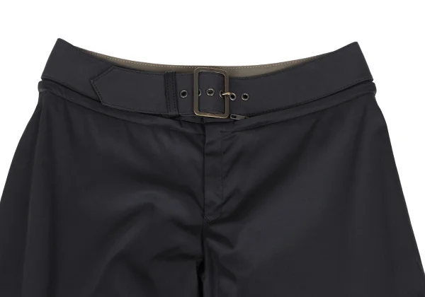 Jean Paul GAULTIER FEMME Nylon Cotton Waist Belt Design Wide Pants K-167235_002