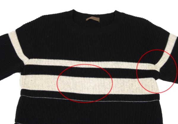 Y's for men Wool Nylon Striped Knit K-167237_002