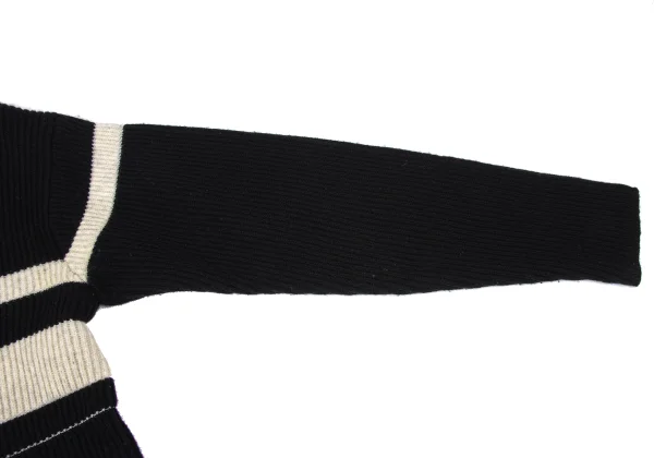 Y's for men Wool Nylon Striped Knit K-167237_006