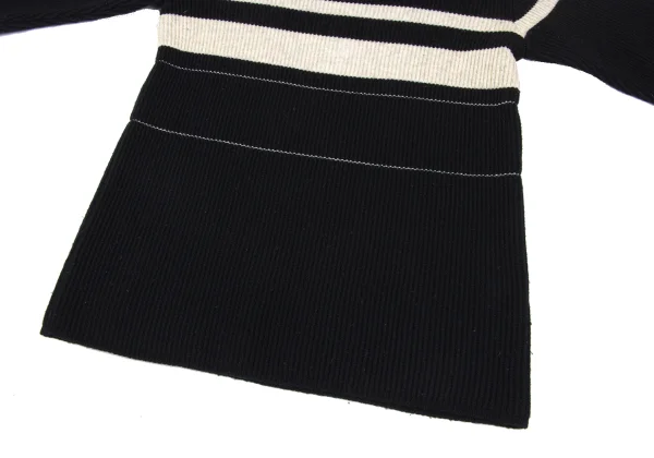 Y's for men Wool Nylon Striped Knit K-167237_008