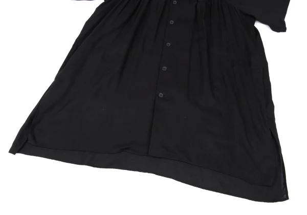 S'YTE Tencell Gather Design Short Sleeve Long Shirt K-167238_008