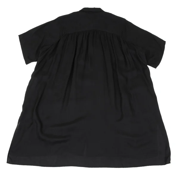 S'YTE Tencell Gather Design Short Sleeve Long Shirt K-167238_012