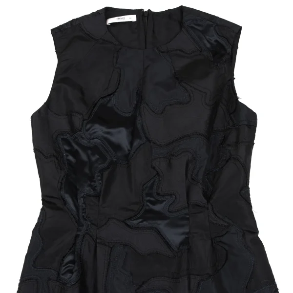 PRADA Silk Wool Patchwork Sleeveless Top K-167240_003