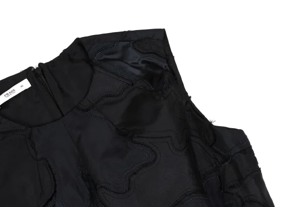 PRADA Silk Wool Patchwork Sleeveless Top K-167240_005