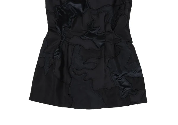 PRADA Silk Wool Patchwork Sleeveless Top K-167240_006