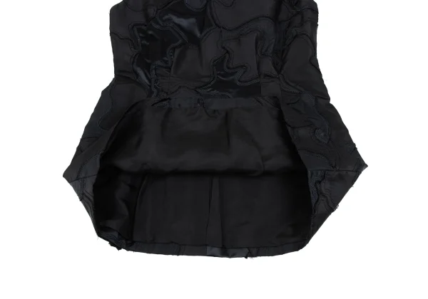 PRADA Silk Wool Patchwork Sleeveless Top K-167240_007