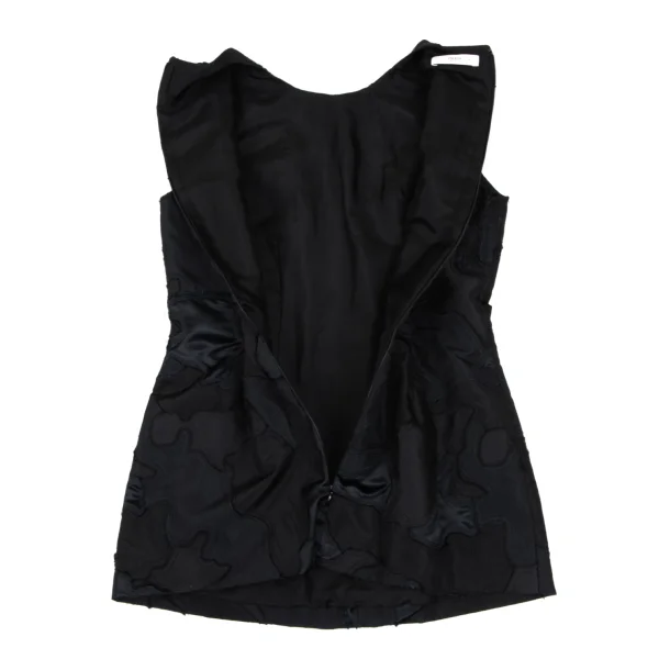 PRADA Silk Wool Patchwork Sleeveless Top K-167240_009