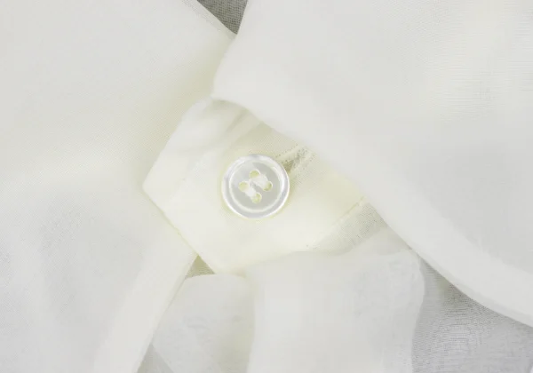 COMME des GARCONS Poly Frill See-through Blouse K-167241_005