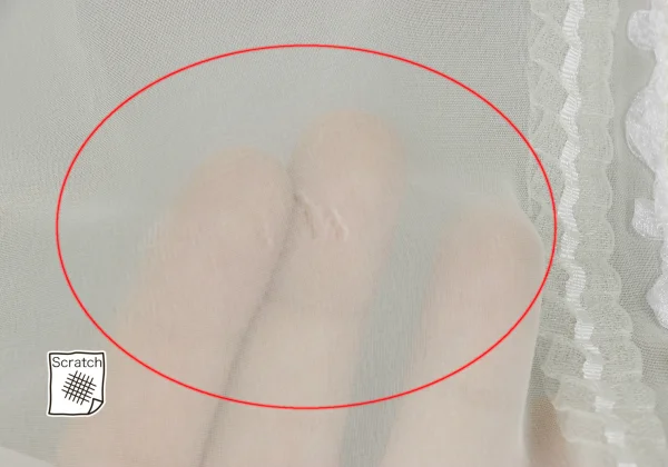 COMME des GARCONS Poly Frill See-through Blouse K-167241_011