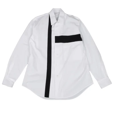 Yohji Yamamoto POUR HOMME Cotton Line Switching Design Shirt