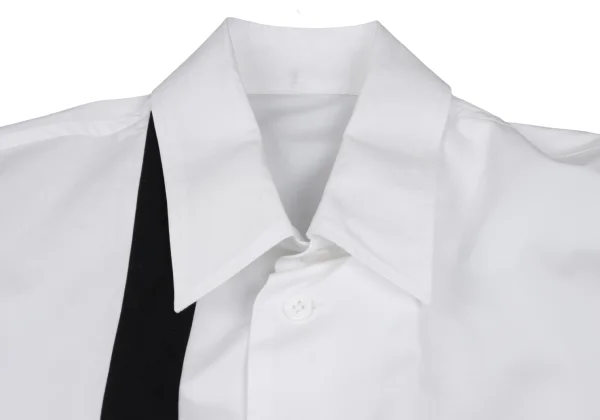 Yohji Yamamoto POUR HOMME Cotton Line Switching Design Shirt K-167242_003