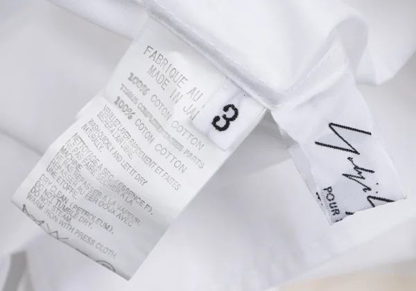 Yohji Yamamoto POUR HOMME Cotton Line Switching Design Shirt K-167242_016