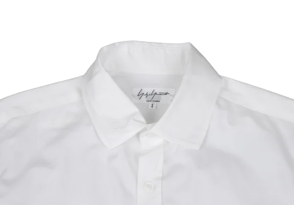 Yohji Yamamoto POUR HOMME Layered Cotton Shirt K-167243_003