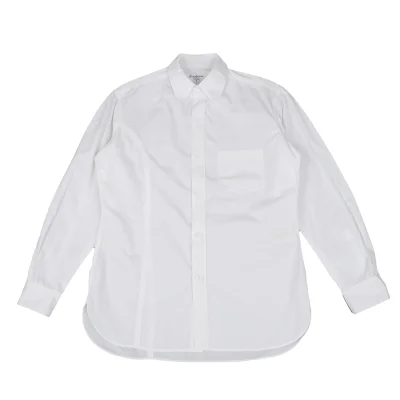 Yohji Yamamoto POUR HOMME Layered Collar Cotton Shirt