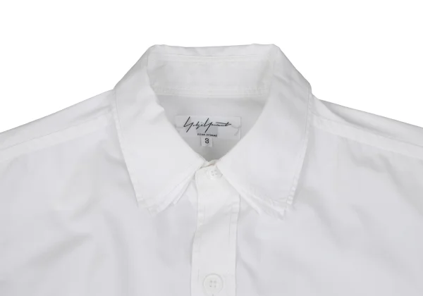 Yohji Yamamoto POUR HOMME Layered Collar Cotton Shirt K-167244_003