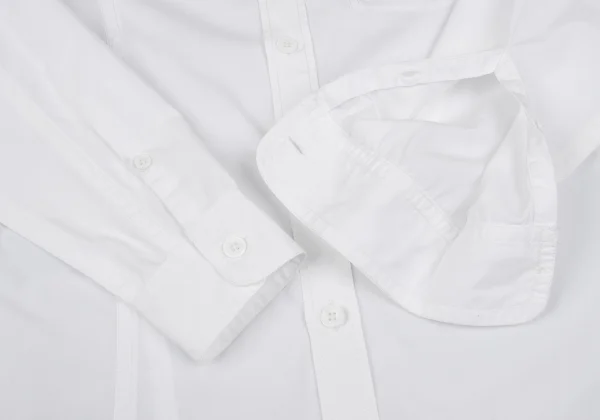 Yohji Yamamoto POUR HOMME Layered Collar Cotton Shirt K-167244_009