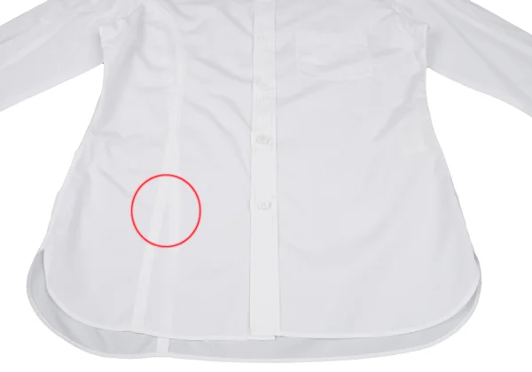 Yohji Yamamoto POUR HOMME Layered Collar Cotton Shirt K-167244_010