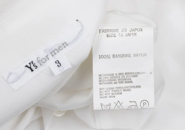 Y's for men Rayon Floral Embroidery Short Sleeve Open Collar Shirt K-167245_017