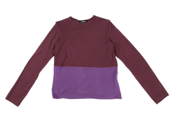 tricot COMME des GARCONS Bi-color Switching T Shirt K-167246_002
