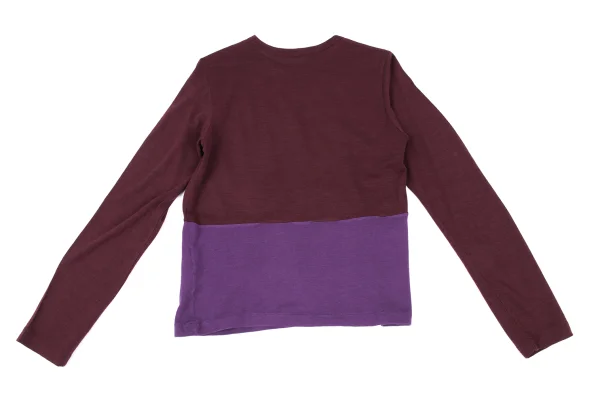 tricot COMME des GARCONS Bi-color Switching T Shirt K-167246_010