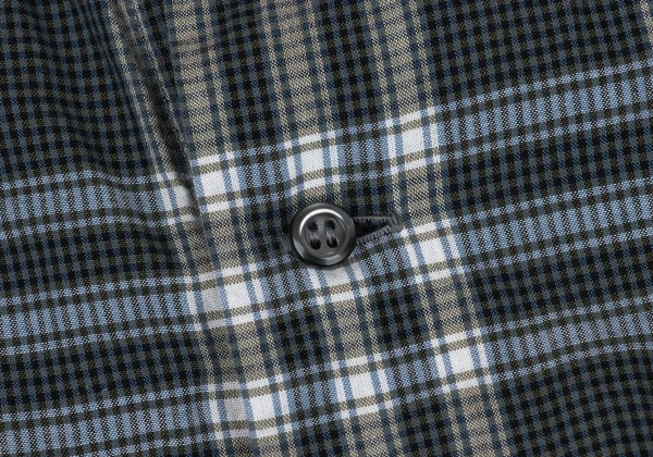 ARMANI COLLEZIONI Cotton Check Short Sleeve Shirt K-167248_004