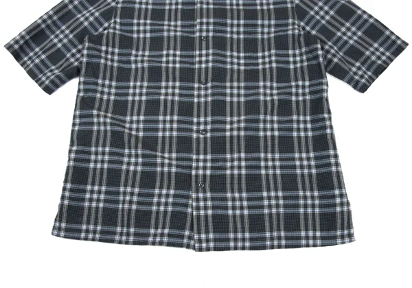 ARMANI COLLEZIONI Cotton Check Short Sleeve Shirt K-167248_007