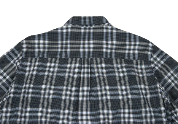 ARMANI COLLEZIONI Cotton Check Short Sleeve Shirt K-167248_010