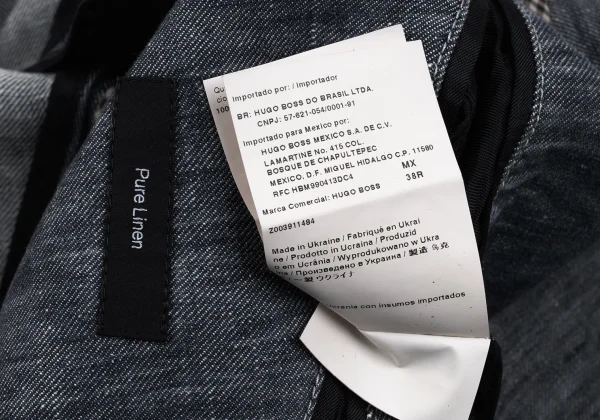 HUGO BOSS Linen Stitch Design Tailored Jacket K-167252_014