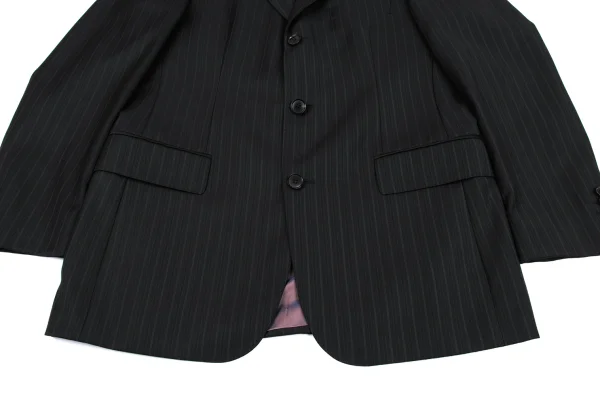 HUGO BOSS Striped Wool Tailored Jacket K-167253_010