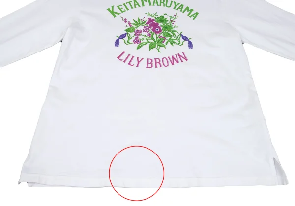 KEITA MARUYAMA×LILY BROWN Botanical Logo Print T-shirt K-167257_007